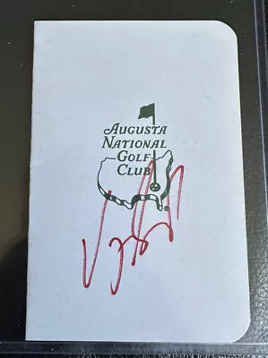 Vijay Singh  Signed Autographed JSA Masters Augusta National Scorecard PGA * • $74.99