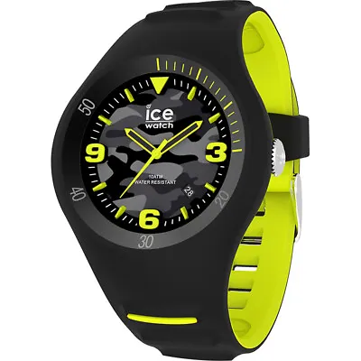 Ice-Watch IC017597 Model Pierre Leclercq Black Army IN Silicone Black-Yellow • £100.24