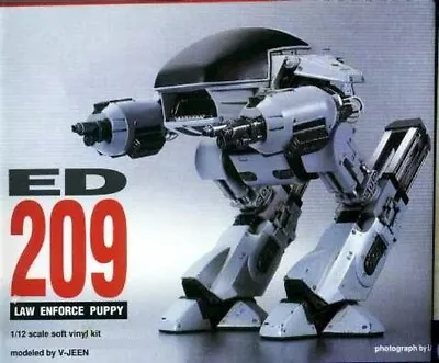 7 ED209 Small Version DETROIT POLICE ROBOCOP Movies Vinyl +Resin Model Kit 1/12 • $24.95