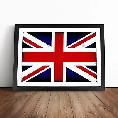 Union Jack British Flag (5) Wall Art Print Framed Canvas Picture Poster Decor • £24.95