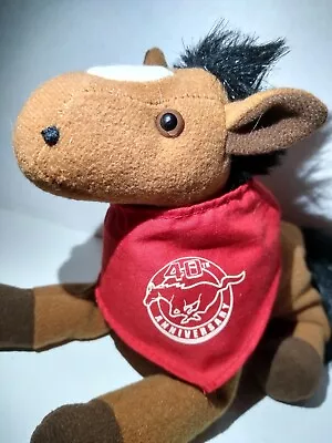 Ford Mustang 40th Anniversary 7” Plush Horse It’s All Greek To Me - Red Scarf • $28.95
