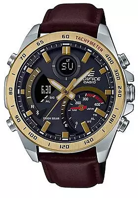 Casio Edifice Chronograph Ana-Digi Tough Solar ECB-900GL-1A 100M Men's Watch • $257.89