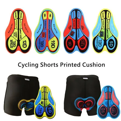 5D Gel Padded Cycling Shorts Bicycle Bike Underwear Pants Comfortable M-XXL • $13.99