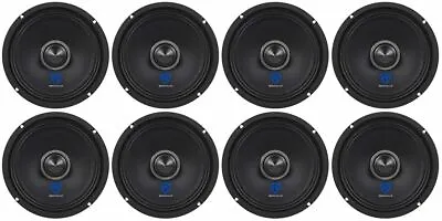 (8) Rockville RXM68 6.5  1200w 8 Ohm Mid-Range Drivers Car Speakers Mid-Bass • $164.60