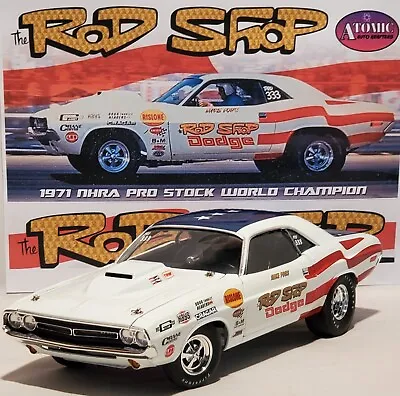 1971 Rod Shop Pro Stock Hemi Challenger 1:18 #a1806024aa New Item -  In Stock • $159.95