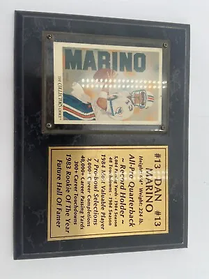 DAN MARINO Framed Plaque Photo Rare  Vintage  A Must Have  The Collectors Choice • $19.50