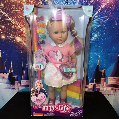$95.43 • Buy MY LIFE AS JOJO SIWA JOJO Doll Earring Stickers FUR JACKET Bow 2021 New In Box