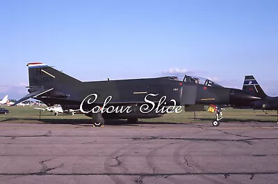 USAF F-4C Phantom 63-7565 London Ont 6.87 Colour Slide Aviation Aircraft • $2.48