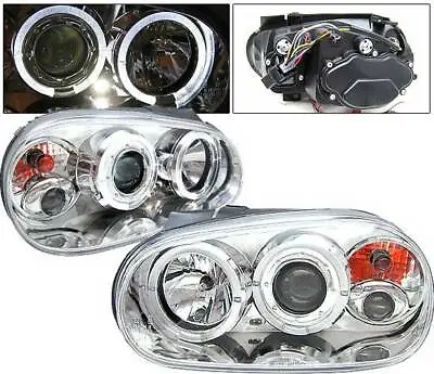 For 1999-2006 Volkswagen Golf GTI MK4 Chrome Halo Projector Headlights • $169.99