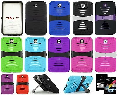 For Samsung Galaxy Tab 3 7 7.0  Tablet T217 Hybrid Armor Kickstand Cover Case • $9.47