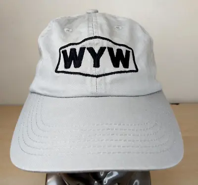 Wyw Monogram Logo Adjustable Strapback Baseball Hat/cap Gray Outdoor/sports • $9.99