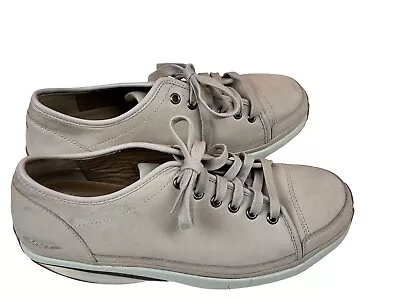 MBT Khaki Beige Swiss Toning NuBuck Leather Sneakers 400273-124 Size 40 / 9-9.5 • $37.39