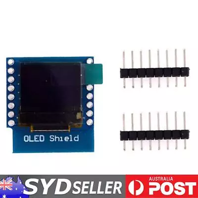 0.66 Inch OLED Display Module For WEMOS D1 MINI 64x48 IIC/I2C LCD Screen Modules • $10.79