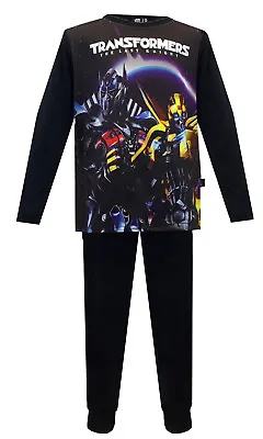 $11.15 • Buy Boys Transformers Pyjamas Pjs Cotton Bumblebee Optimus The Last Knight