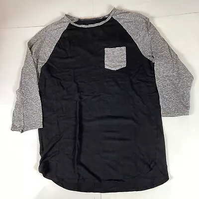 Mossimo Mens T Shirt Size M Medium Top 3/4 Sleeve Comfort Stretch Crew Neck • $12.95
