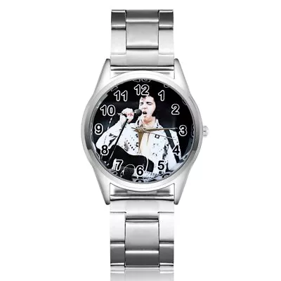 New Elvis Presley RocknRoll Man Child Boy Girl Woman Wrist Watch Steel • $26.99