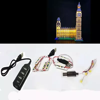 USB Light Kit For Lego 10253 London Big Ben Building Blocks - (NOT Included LEGO • $46.99