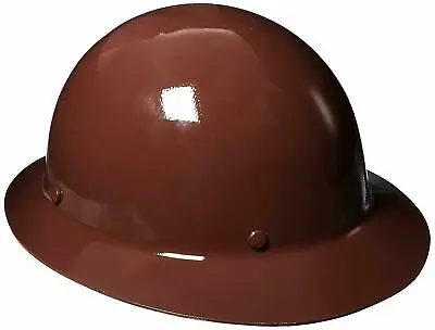MSA Safety 454672 Skullgard Brown Protective Hat W/ Staz-On Suspension • $98