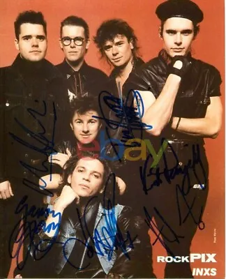 INXS MICHAEL HUTCHENCE Autographed 8X10 Color Photo Signed Reprint • $19.95