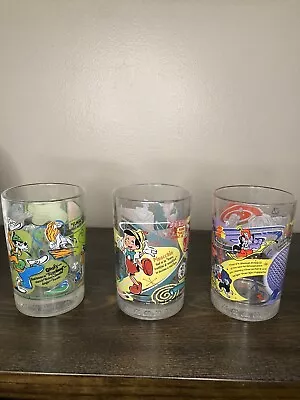 Disney McDonald’s 100 Years Of Magic Glasses Set Of 3 Cups Epcot  Magic Kingdom • $19.99