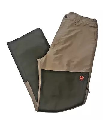$14.98 • Buy Game Winner Color Block High Brush Tan/Green Hunting Pants SIZE M