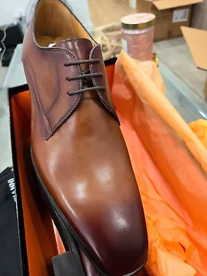 NIB Magnanni Tabaco Leather Men's Dress Shoes • $145