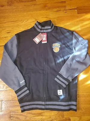New York Knicks Mitchell And Ness NBA Fleece Jacket Coat Men's XL New • $79