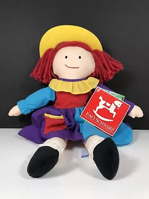 FAO Schwarz Plush Madeline Doll 1994 With Tags • $100