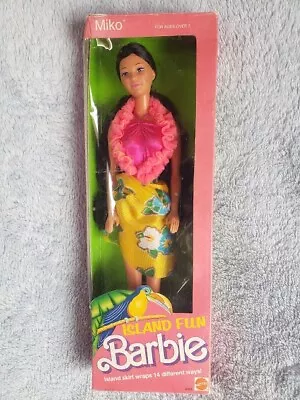 Island Fun Miko # 4065 Vintage Mattel 1987 Seahorse Comb Barbie Open Box NRFB • $22.99