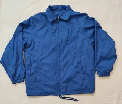 Vintage MV Sport March Blue Of The Living Jacket Windbreaker Adult Small • $22.49