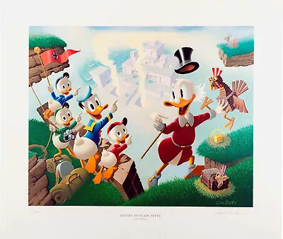 Carl Barks / Return To Plain Awful Signed Limited Edition Lithograph 1989 • $1300