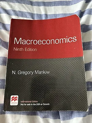 Macroeconomics By N. Gregory Mankiw (Paperback 2012 Ninth Edition) • £12