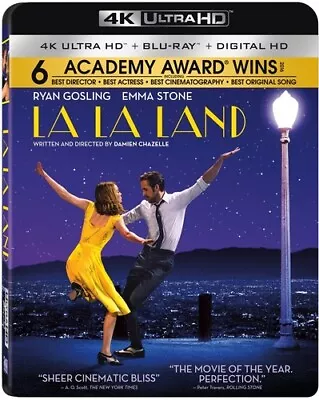 La La Land [Used Very Good 4K UHD Blu-ray] With Blu-Ray UV/HD Digital Copy 4 • $26.86