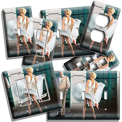 Marilyn Monroe White Subway Dress Light Switch Outlet Wall Plate Room Home Decor • $11.15