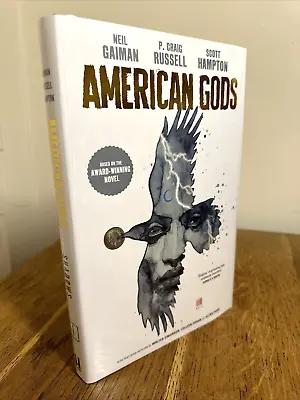 American Gods: Shadows  Neil Gaiman SIGNED 2018 UK Graphic Novel HB 1st Headline • £99.99