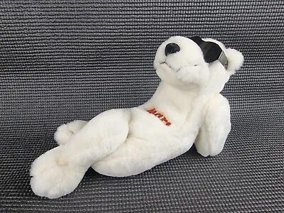 Vintage 1998 Mars Bar Polar Bear Relaxed Plush Beans Toy Sunglasses Rare  • $23.99