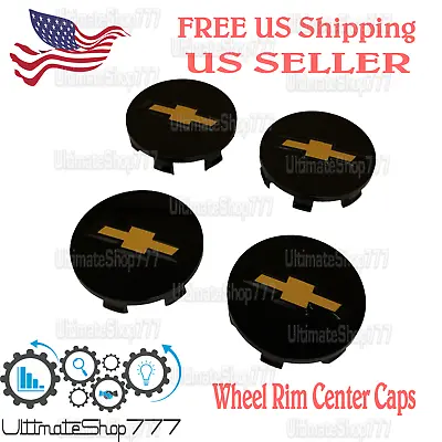 4 Cool Black Chevy Wheel Rim Center Cap For Chevrolet Trailblazer 2021 - 2023 • $30