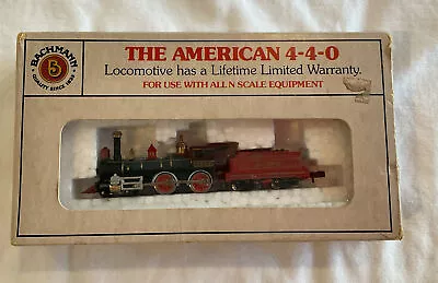 Bachmann N Scale The American 4-4-0 Locomotive Union Central Pacific 4750 4751 • $26