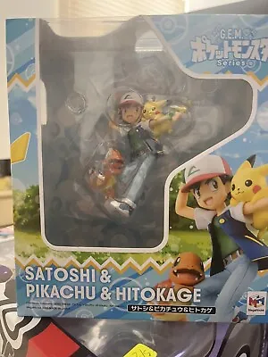 New Megahouse G.E.M. Series Pokemon Ash Ketchum Pikachu & Charmander Figure  • $165