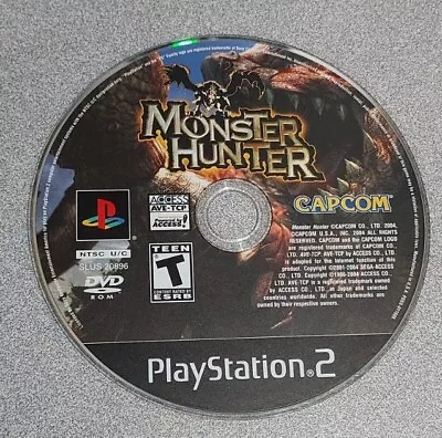 PS2 - Monster Hunter (Sony PlayStation 2 2004) Disc Only Resurfaced  SUPER CLEAN • $22.95