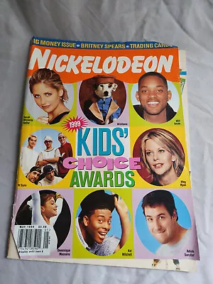 1999 Nickelodeon Magazine Kid's Choice Awards With Uncut Trading Cards • $170