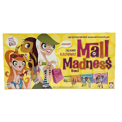 Mall Madness Game Talking Electronic Factory Sealed 2005 Milton Bradley • $89