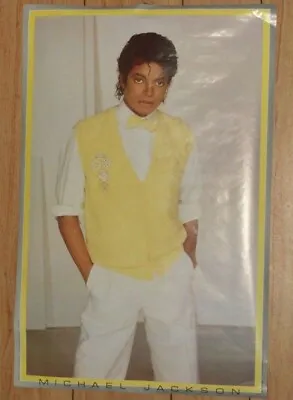 New Vintage Mint Condition 1980's Michael Jackson 35  T X 23  W Posters • $10