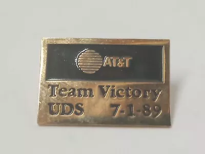 Vintage AT&T Employee Pin Team Victory 1989 Button Pinback  • $5.97