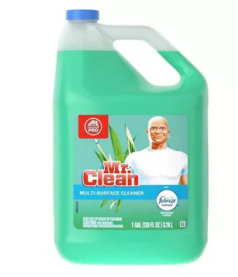 Mr. Clean Multi-Surface Cleaner With Febreze Freshness Meadows & Rain 128 Fl Oz • $46.49