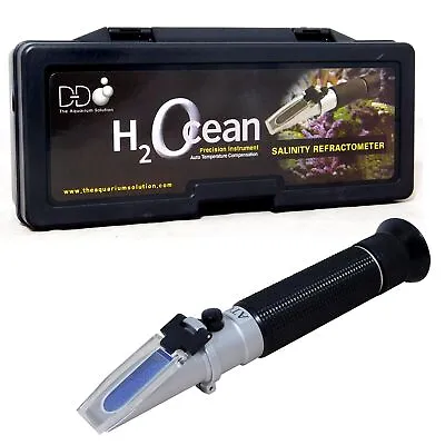 D-d Refractometer Saliinty H2ocean Marine Reef Salt Test Hydrometer Fish Tank • £36.95