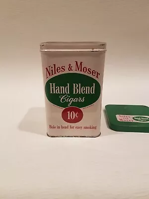 Niles & Moser Vintage Cigar Tin Good Condition - Indiana Factory  • $18