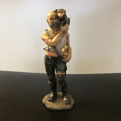 Pirate Resin Figurine Monkey Sword 6”Hx2”W Collection Decor Aquarium • $12.99