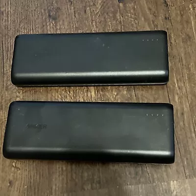 2 Anker PowerCore 20100mAh Power Bank - Black Used In Excellent Condition • $25