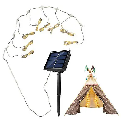$22.39 • Buy Solar Umbrella Light Outdoor Water Resistant Solar Umbrella With 8 Lights
